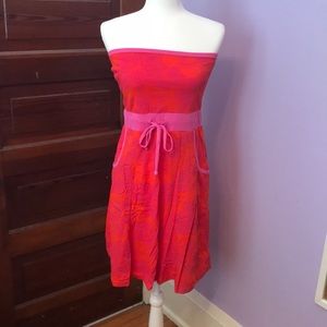 Roxy strapless dress